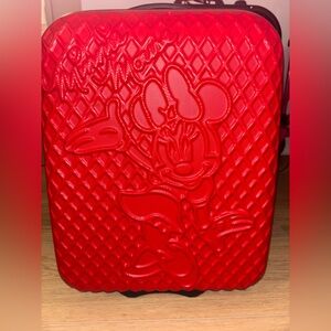 Red Minnie Mouse Suitcase
